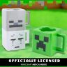 Набір 3 чашок Minecraft Stacking Coffee Mugs Creeper Skeleton and Ghast кружки Майнкрафт 250 мл Набір 3 чашок Minecraft Stacking Coffee Mugs Creeper Skeleton and Ghast кружки Майнкрафт 250 мл
