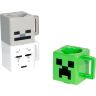 Набір 3 чашок Minecraft Stacking Coffee Mugs Creeper Skeleton and Ghast кружки Майнкрафт 250 мл Набір 3 чашок Minecraft Stacking Coffee Mugs Creeper Skeleton and Ghast кружки Майнкрафт 250 мл