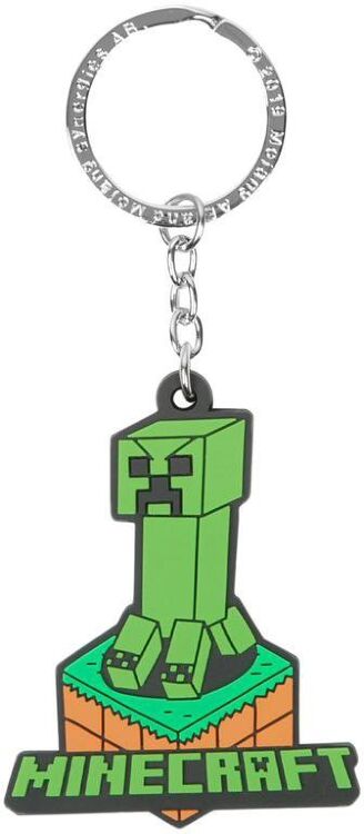 Брелок Minecraft Creeper Attack Keychain Green Брелок Minecraft Creeper Attack Keychain Green