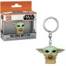 Брелок Funko Pocket Pop Star Wars Мандалорець The Mandalorian The Child Grogu Грогу з чашкою