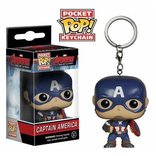 Брелок Avengers Age of Ultron Captain America Pocket Pop! Vinyl Брелок Avengers Age of Ultron Captain America Pocket Pop! Vinyl