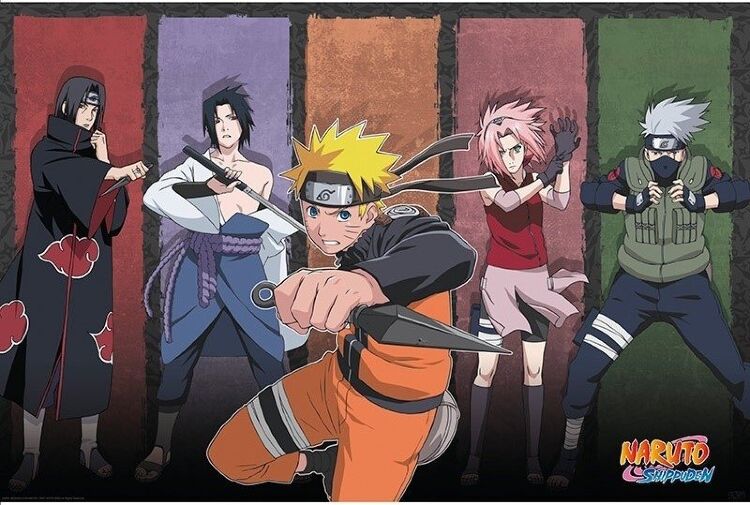 Постер Naruto Shippuden - Naruto and alliÚs Maxi Poster Наруто плакат 90*60 см Постер Naruto Shippuden - Naruto and alliÚs Maxi Poster Наруто плакат 90*60 см