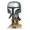 Фігурка Funko Star Wars: Mandalorian Flying with The Child фанко Зоряні війни Йода Grogu Грогу 402