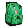 Рюкзак майнкрафт - Minecraft Survival Badges Kids Backpack (Green, 17 ") School