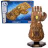 Пазл 4D Build Marvel Infinity Gauntlet puzzle 3D картон Рукавичка нескінченності 142 шт.