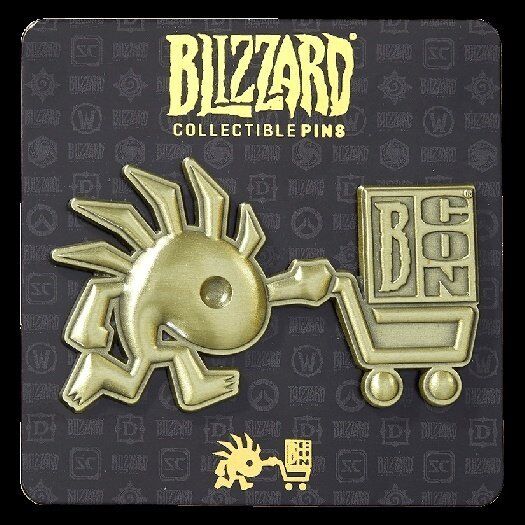 Значок 2017 Blizzcon Exclusive Murloc Blizzard Pin Значок 2017 Blizzcon Exclusive Murloc Blizzard Pin