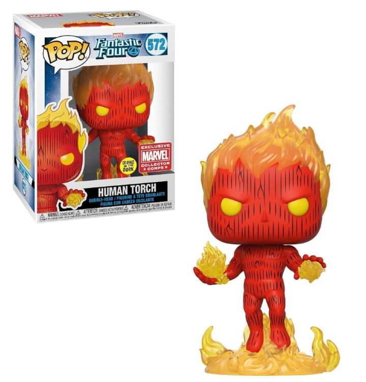 Фігурка Funko Pop Marvel - Human Torch 572 (Marvel Exclusive) Фігурка Funko Pop Marvel - Human Torch 572 (Marvel Exclusive)