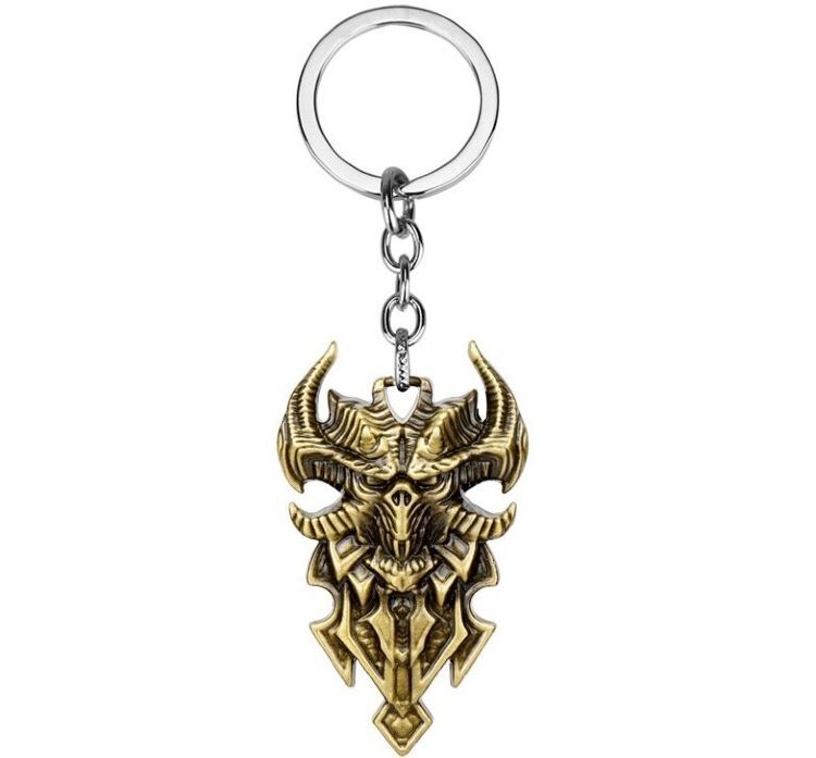Брелок - Diablo III Logo Metal bronze