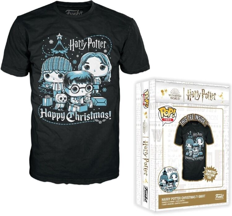 Футболка Funko Boxed Tee: Harry Potter Holiday Ron, Hermione, Harry фанко Гарри, Рон, Гермиона (размер S) Футболка Funko Boxed Tee: Harry Potter Holiday Ron, Hermione, Harry фанко Гарри, Рон, Гермиона (размер S)