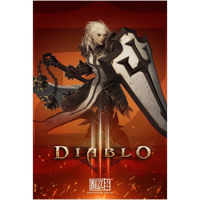 Плакат фірмовий Blizzard Diablo Crusader Poster Плакат фірмовий Blizzard Diablo Crusader Poster