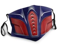 Маска захисна для обличчя Mortal Kombat №13 + 2 вугільні фільтри