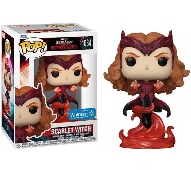 Фігурка Funko Marvel: Scarlet Witch Flying - Фанко Ала Відьма (Walmart Exclusive) 1034 Фігурка Funko Marvel: Scarlet Witch Flying - Фанко Ала Відьма (Walmart Exclusive) 1034