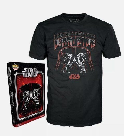 Футболка Funko Boxed Tee: Star Wars Anakin vs Obi Wan фанко Енакін та Обі Ван Кенобі (розмір L) Футболка Funko Boxed Tee: Star Wars Anakin vs Obi Wan фанко Енакін та Обі Ван Кенобі (розмір L)