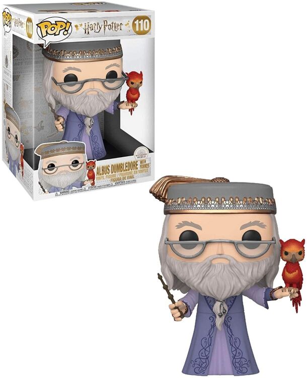 Фігурка Funko Pop Harry Potter: Dumbledore with Fawkes 10" Фанко Дамблдор