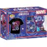 Фігурка + футболка Funko Tee Box Marvel: Captain America Коробка фанко Капітан Америка (розмір M)