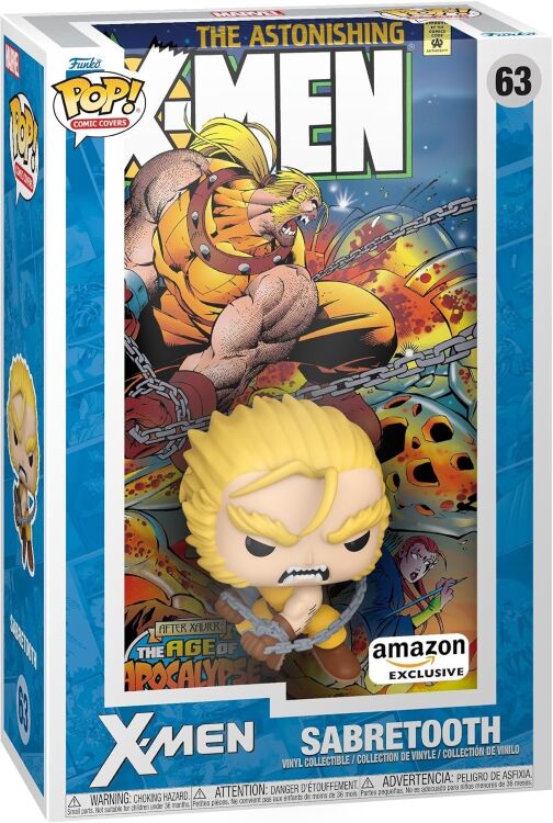 Фігурка Funko Comic Covers: Marvel Sabretooth Фанко Марвел Шаблезубий (Exclusive) 63 Фігурка Funko Comic Covers: Marvel Sabretooth Фанко Марвел Шаблезубий (Exclusive) 63