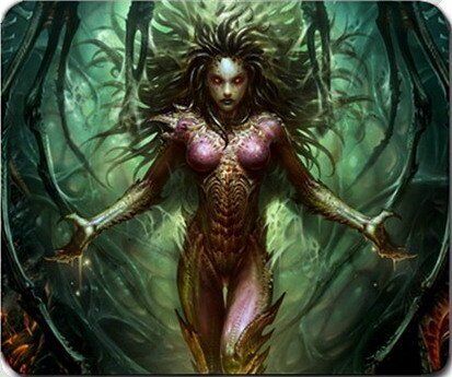 566655.jpg Килимок - Starcraft 2 Kerrigan LOGO