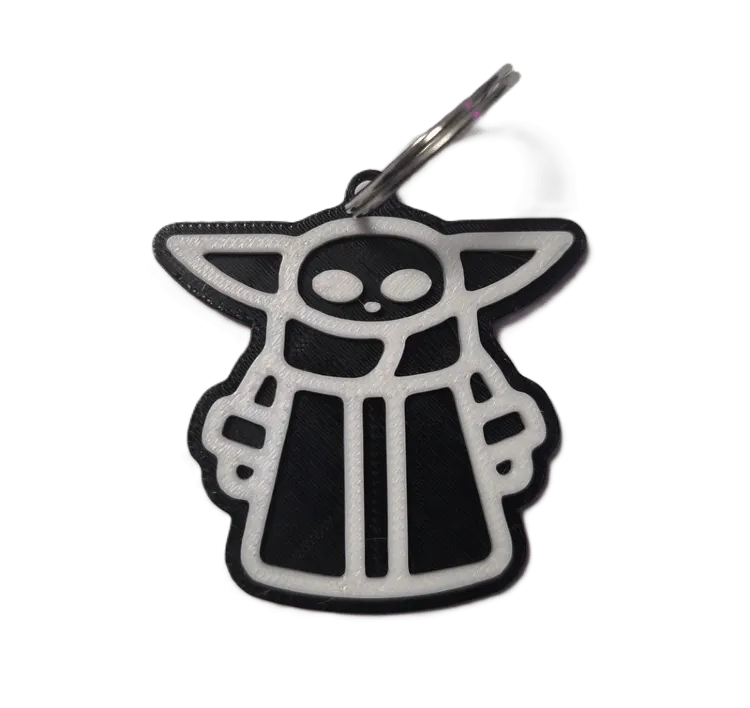 Брелок Star Wars Yoda Keychain ABS пластик Зіркові війни Йода 5 см.