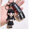 Брелок підвіска на рюкзак Wednesday Addams 3D Keychain Уенсдей Аддамс Backpack Брелок підвіска на рюкзак Wednesday Addams 3D Keychain Уенсдей Аддамс Backpack