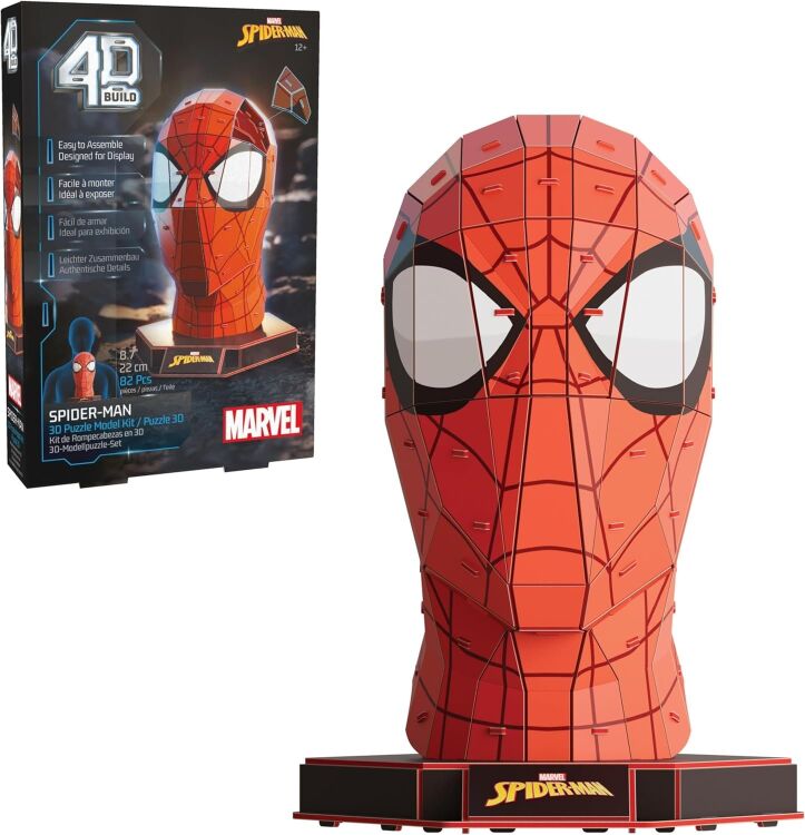 Пазл 4D Build Marvel Spider-Man puzzle 3D картон Людина павук 82 шт. Пазл 4D Build Marvel Spider-Man puzzle 3D картон Людина павук 82 шт.