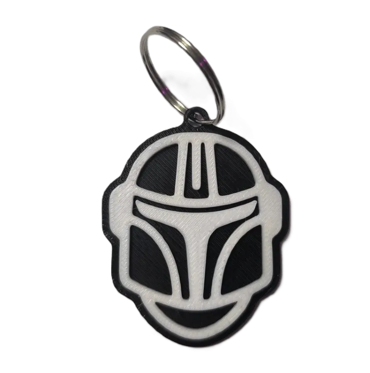 Брелок Star Wars Boba Fett Mandalorian Keychain ABS пластик Зоряні війни Мандалорець Боба Фет 5 см.
