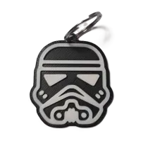 Брелок Star Wars Stormtrooper Keychain ABS пластик Звездные войны Штурмовик 5 см.