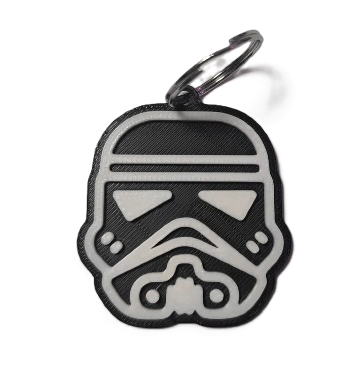 Брелок Star Wars Stormtrooper Keychain ABS пластик Зіркові війни Штурмовик 5 см.