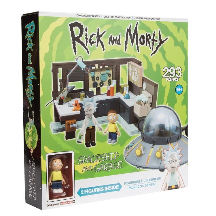 Конструктор Рік і Морті McFarlane - Rick and Morty - Spaceship and Garage Конструктор Рік і Морті McFarlane - Rick and Morty - Spaceship and Garage