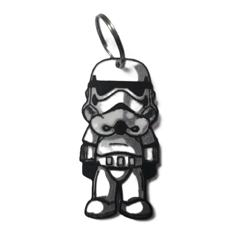 Брелок Star Wars Stormtrooper Keychain ABS пластик Зіркові війни Штурмовик 7 см.