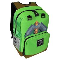 Рюкзак майнкрафт - Minecraft Pickaxe Adventure Kids Backpack (Green, 17