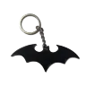 Брелок Batman Logo Keychain ABS пластик Бетмен Логотип чорний 8 см.