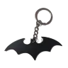 Брелок Batman Logo Keychain ABS пластик Бетмен Логотип чорний 8 см.