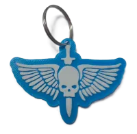 Брелок WarHammer Space Marines Keychain ABS пластик Вархаммер Ультрамарини 6 см.