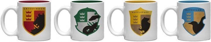 Набор кружек для эспресо Harry Potter House Pride Espresso Mug Set 150 мл. (4 шт.)