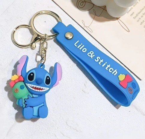 Брелок підвіска на рюкзак Stitch Blue Стич 3D Keychain Backpack 2 Брелок підвіска на рюкзак Stitch Blue Стич 3D Keychain Backpack 2