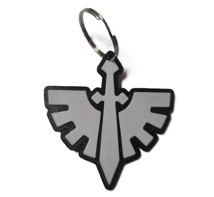 Брелок WarHammer Dark Angels Keychain ABS пластик Вархаммер Темні Ангели 6 см. Брелок WarHammer Dark Angels Keychain ABS пластик Вархаммер Темні Ангели 6 см.