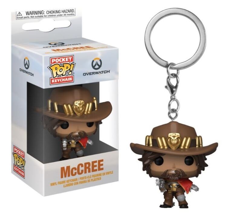 Брелок - Funko Pocket Pop! Overwatch Keychain - McCree Брелок - Funko Pocket Pop! Overwatch Keychain - McCree