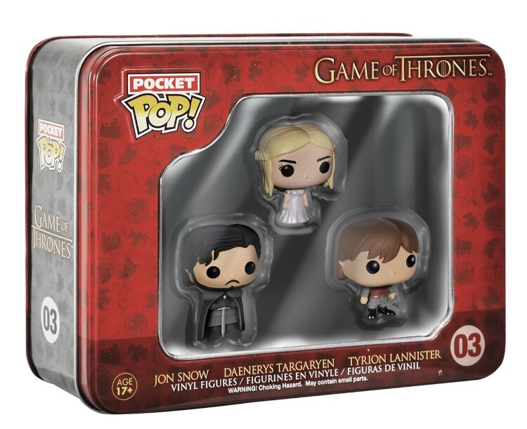 Набір фігурок Funko Pop! Game of Thrones - Mini Vinyl Figure Tin (3-Pack) Набір фігурок Funko Pop! Game of Thrones - Mini Vinyl Figure Tin (3-Pack)