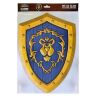 Табличка металева Blizzard World of Warcraft Alliance Shield Варкрафт Альянс 35x25 см