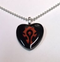Медальйон-серце World of Warcraft Horde