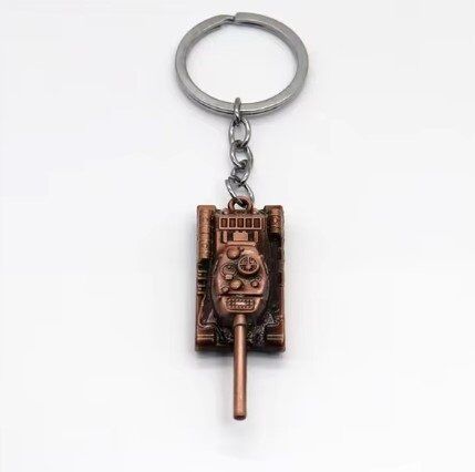 Брелок World of Tanks танк (колір: мідь) башта обертається Брелок World of Tanks танк (колір: мідь) башта обертається