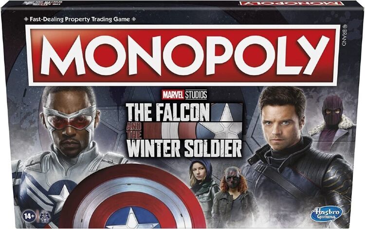 Монополія настільна гра Monopoly Marvel - The Falcon and The Winter Soldier Edition Board Game Монополія настільна гра Monopoly Marvel - The Falcon and The Winter Soldier Edition Board Game