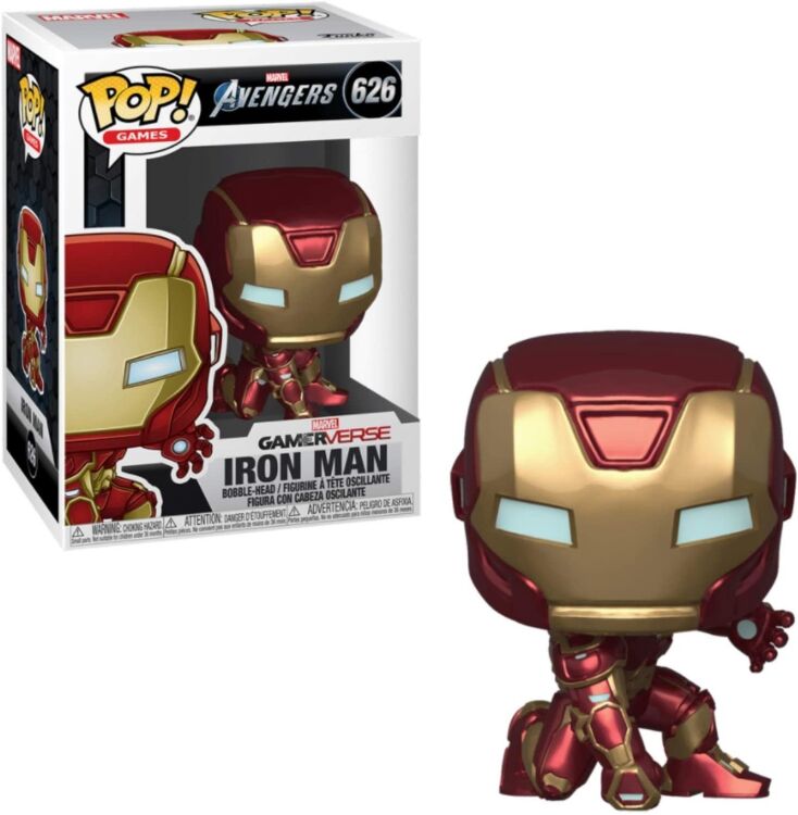 Фігурка Funko Marvel Avengers Game - Iron Man (Stark Tech Suit) Залізна людина Фанко 626 Фігурка Funko Marvel Avengers Game - Iron Man (Stark Tech Suit) Залізна людина Фанко 626