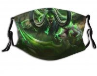Маска защитная для лица World of Warcraft Illidan + 2 угольных фильтра