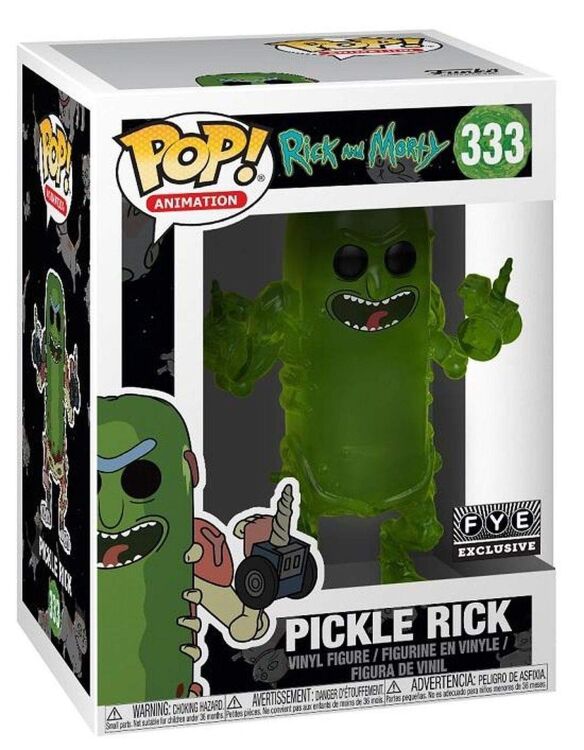 Фігурка фанк Рік і Морті Funko Pop! Rick and Morty - Pickle Rick 333 FYE Exclusive Фігурка фанк Рік і Морті Funko Pop! Rick and Morty - Pickle Rick 333 FYE Exclusive