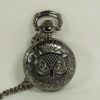 Годинники Dark Black Pocket Watch Charm Harry Potter Owl